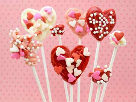 Candy Heart Pops