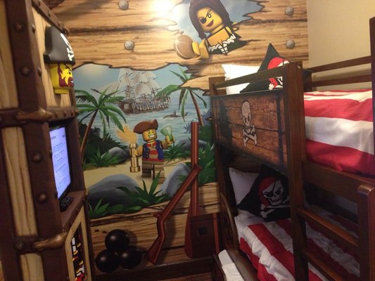 Pirate Room at LEGOLAND - Carlsbad, Ca 