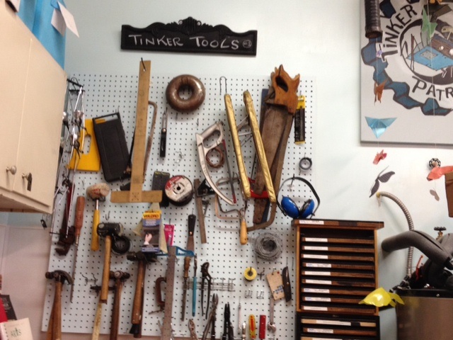 Tinker tools wall Tinkertopia
