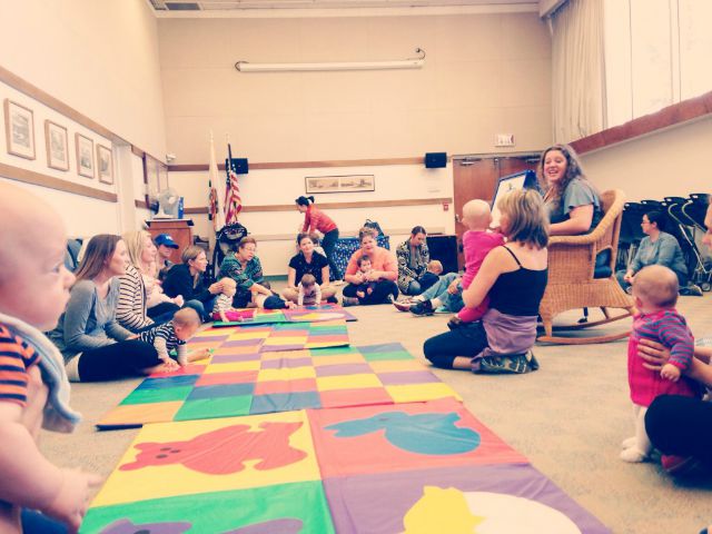 story time at library