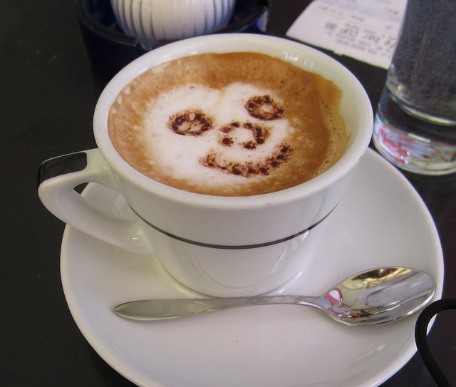 smiley face coffee
