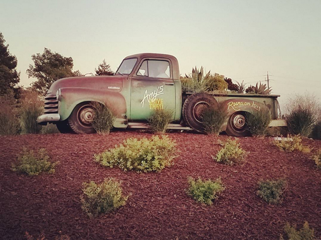 Amy's Instagram pickup truck