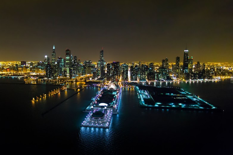 Chicago Lights Helicopter Tour Navy Pier