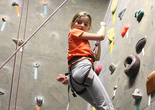 Rock Climbing Girl