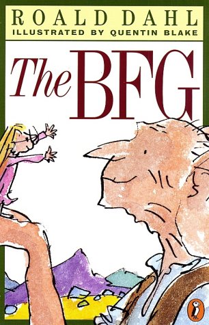 The BFG by Roald Dahl book cover 