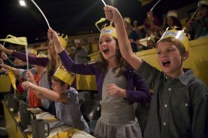Medieval Times Kids with Crowns