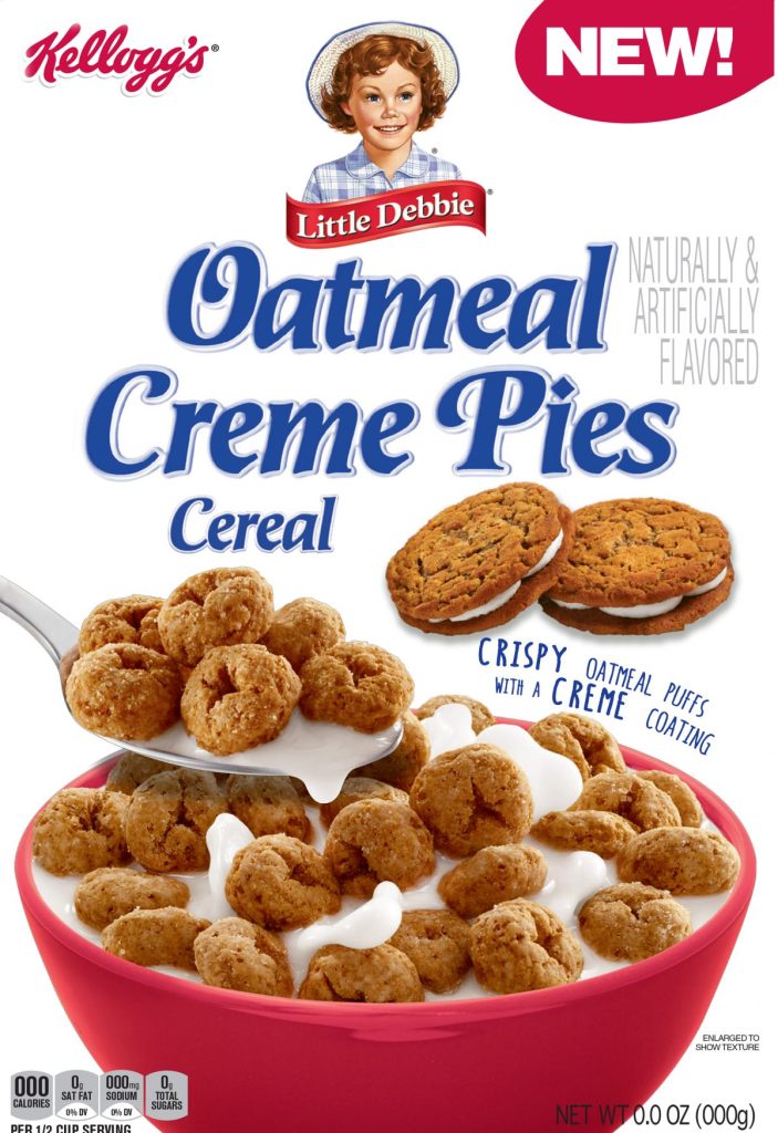  Kellogg’s Little Debbie Oatmeal Creme Pies Cereal