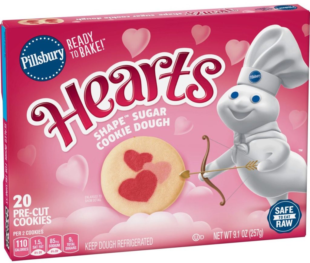 Heart Shape Sugar Cookie Dough